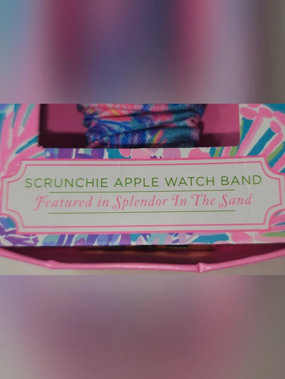 Lilly Pulitzer Scrunchie Apple Watch Band